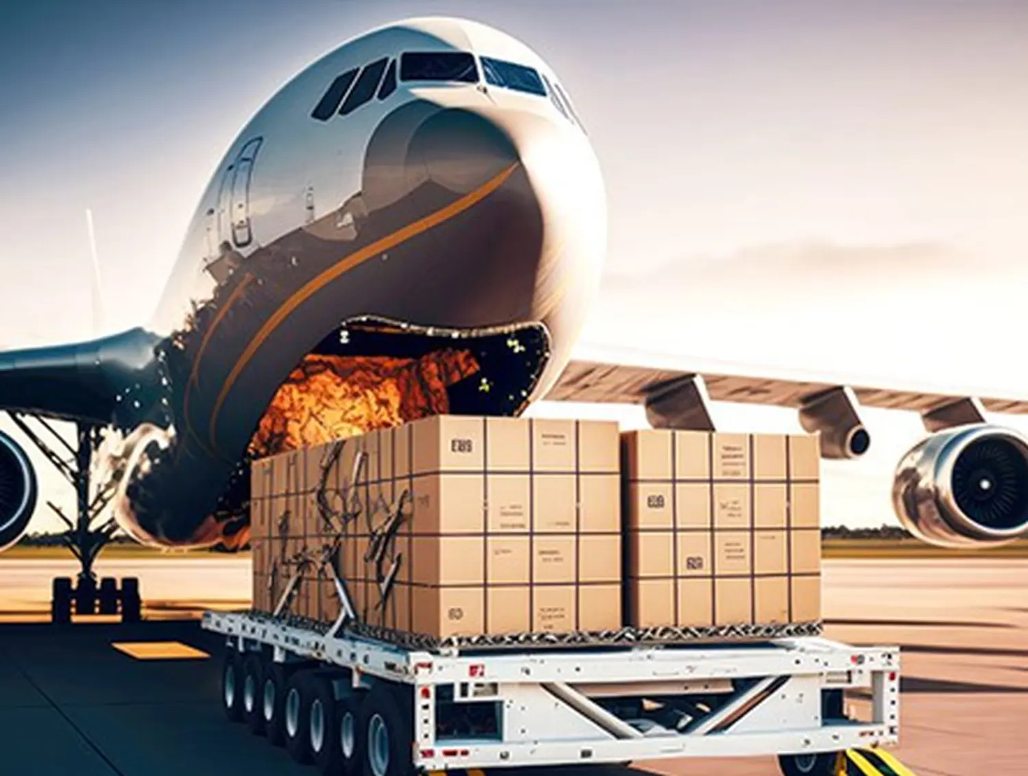 Luftfracht durch MK Trucking & Logistik GmbH